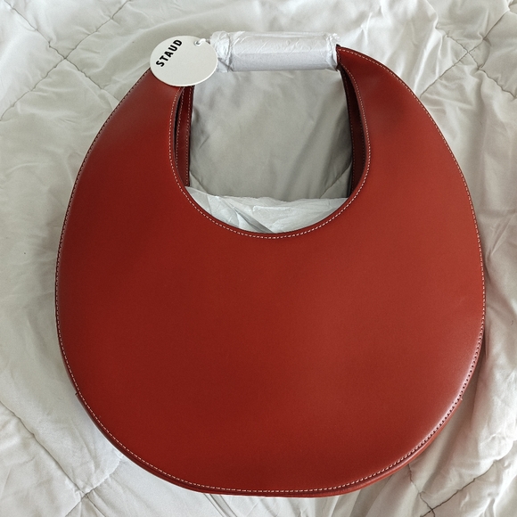 STAUD LARGE MOON BAG Rare Discontinued - Picture 11 of 15